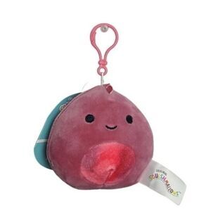Poleena the Pink Dinosaur Squishmallow Clip New with tag